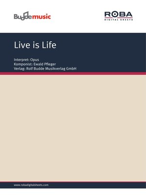 cover image of Live is Life